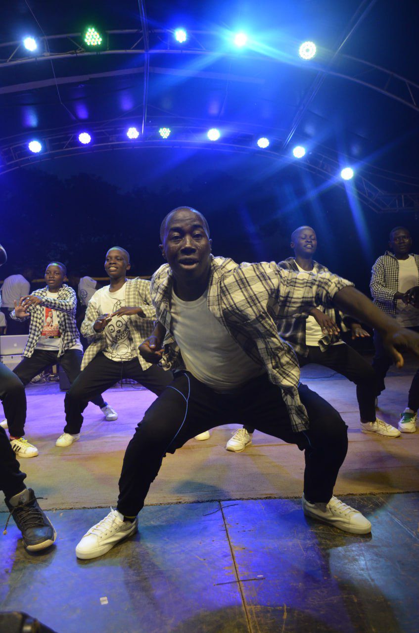 Youth performing music